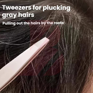 Nouvelles Pinces à Épiler Tendance 2026 en Acier Inoxydable Personnalisables, Idéales pour le Modelage des Sourcils, les Extensions de Cils, l'Épilation et la Coupe des Poils Faciaux - Product Image 4