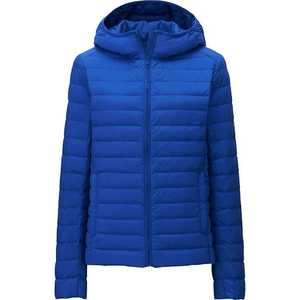 Chaqueta Acolchada con Capucha para Mujer, a la Moda, de Manga Larga, Abrigo de Invierno Cálido de Poliéster, Color Sólido, Cierre de Cremallera - Product Image 3