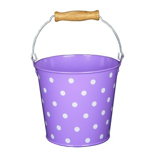 Cubo Metálico Pequeño de Alta Calidad con Asa, Mini Cubo Metálico para Jardín, Tamaño y Forma Personalizables, Venta al Por Mayor - Product Image 3