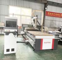 Máquina enrutadora de madera CNC, corte de madera contrachapada, muebles de carpintería, corte CNC, máquina enrutadora ATC CNC para procesamiento de madera