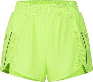 Women's High Waisted Quick Dry <b>Running</b> Shorts Athletic Workout Shorts with Mesh Liner and Zipper Pockets - Product Image 1