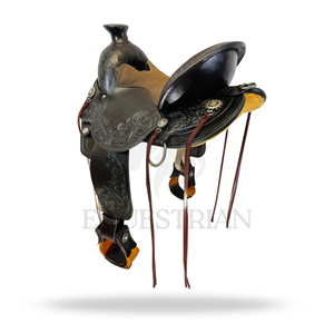 Western Trail Saddle Horse Riding Saddle Equestrian <b>Equipment</b> - Product Image 4