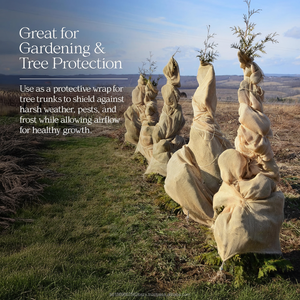 Tissu en toile de jute naturelle vendu au mètre, rouleau de toile de jute naturelle, 20 pouces de large x 100 yards, 10 onces – Matériau écologique pour décoration rustique - Product Image 4