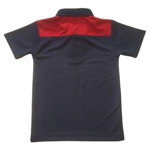 Conjunto de uniforme escolar de alta calidad para niños Pantalones cortos de cuadros de colores variados y camiseta azul marino - Product Image 5