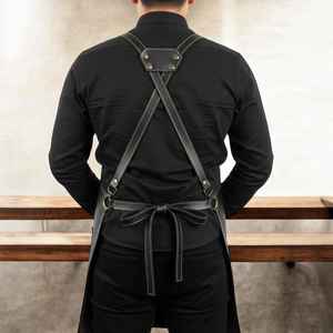 Delantal de trabajo de cuero de vaca engrosado para trabajos pesados - Delantal de taller profesional multifunción a prueba de olores para metal - Product Image 2