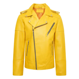 Blouson en cuir pour homme, blouson de moto en cuir, haute qualité, noir, blouson en cuir pour homme de qualité supérieure, dernier design, moto - Product Image 5