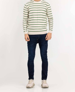 Suéter de cuello redondo de color liso, tejido de manga larga para hombre, suéter de cachemira personalizado, tejido a mano, suave y a la moda. - Product Image 6