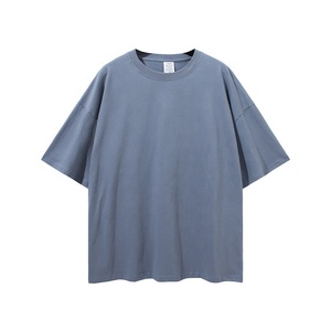 Camisetas Extra Grandes de Diseño Personalizado con Hombros Caídos, Camisetas de Algodón Supima de Alta Calidad para Hombre y Mujer - Product Image 3