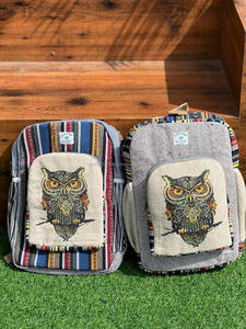 New Design Hemp <b>Laptop</b> Bags Sustainable <b>Backpacks</b> New Arrival Jute With Cotton Material Unisex Multi Uses Travel <b>Backpacks</b> - Product Image 2