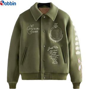 Chaqueta Varsity, Chaquetas Bomber de Alta Calidad para Hombre, Chaqueta de Béisbol con Letras Bordadas Personalizadas en la Parte Delantera, Logos DTF, Parches, con Calefacción - Product Image 6