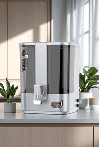 AQUA V5 SILKY SILVER REVERSE OSMOSIS WATER TREATMENT DOMESTIC SYSTEM <b>WALL</b> <b>MOUNT</b> <b>TABLE</b> TOP WATER PURIFIER SYSTEM LED FOOD GRADE - Product Image 3