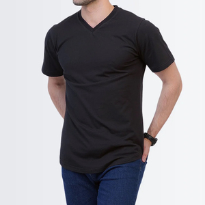 บริการ OEM เสื้อยืดคอกว้างชาย ตัดเย็บเสริมความแข็งแรง ผ้าฝ้าย 100% สกรีนโลโก้ตามสั่ง ทรงหลวม สวมใส่สบาย เสื้อยืดคอกว้างชาย - Product Image 6