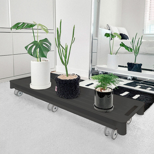 Plateau de rangement roulant sous le lit avec roulettes, lot de 2, tiroir organisateur mobile pour placard, conteneur gain de place - Product Image 4