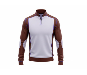 Long Sleeve Quarter Zip <b>Jacket</b> – Athletic Fitness Outerwear for <b>Men</b> Women Youth Sportswear Quick Dry Team <b>Pullover</b> - Product Image 3