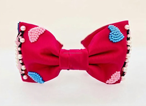 Nouveau Bandeau Tissé Perlé Tendance 2025 pour Femmes et Enfants – Accessoire Cheveux Style Américain - Product Image 3