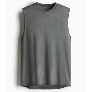 เสื้อกล้ามผู้ชายขายส่ง คุณภาพสูง ผ้าฝ้าย 100% สวมใส่สบาย ทรงสี่เหลี่ยม พร้อมปรับแต่งได้ เนื้อผ้านุ่ม ระบายอากาศได้ดี - Product Image 2