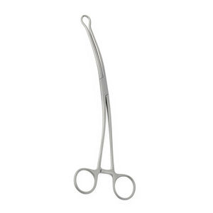 Stainless Steel Surgical Uterine Tenaculum Forceps 25 CM Dall Finish Curved Design Gynecology Uterine Forceps By <b>Blush</b> Surgical - Product Image 6
