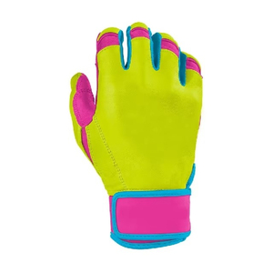 Baseball Batting Gloves Wholesale Exporter with Perforated Synthetic Leather Palm Lightweight Backhand and Custom Branding Servi - Product Image 2