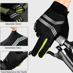 Gants de vélo personnalisés, gants de cyclisme antichoc, gants de sport respirants avec grip, fabrication en gros OEM - Product Image 4