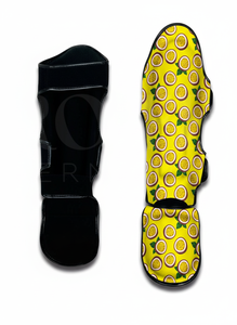Espinilleras de Muay Thai OEM de Marca Privada Aceptadas, Equipo de Entrenamiento de Artes Marciales y Kickboxing de Alta Resistencia, Espinilleras de Espuma EVA - Product Image 6