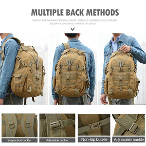 Tactical Bag Wholesale Custom Waterproof Tactical Shoulder Bag for Men Custom Backpack Tactical Bag for Travel and Hiking - Product Image 5
