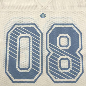 Maillot de football américain surdimensionné en mesh personnalisable avec logo pour homme – Respirant, pour entraînement et compétition – Vente en gros OEM pour acheteurs américains - Product Image 4