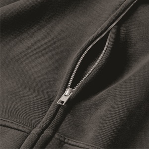 Sweat à capuche uni pour homme en molleton de coton, coupe oversize, avec logo personnalisé, sweat à capuche oversize épais en molleton, style streetwear. - Product Image 6