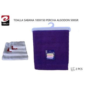 Ensemble de serviettes de bain 100x150 avec crochet Toalla Sabana Con Percha - Product Image 1