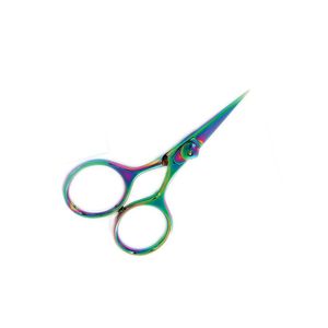 Ciseaux de pêche à la mouche en acier métallique revêtu de couleur titane, légers et durables, avec vis réglable - Product Image 2