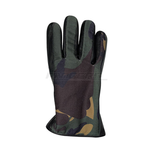 Gants en cuir camouflage, longueur poignet, doigts entiers, non doublés, pour sports de plein air, hiver, sécurité, vente en gros - Product Image 2