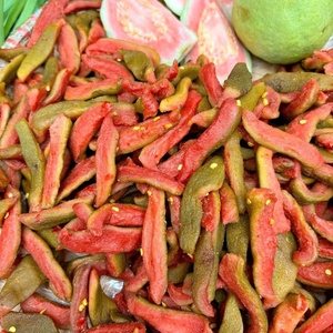 Zip Bag Organic Pink Dried Guava Slices 100% Organic Pink Guava <b>Sour</b> & <b>Sweet</b> Taste Healthy Snack Dried Guava Wholesale Price - Product Image 4
