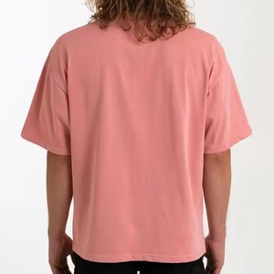 เสื้อยืดโลโก้สั่งทำทรงบ็อกซี่สำหรับผู้ชายและผู้หญิง ผ้าฝ้ายออร์แกนิค ผ้าฝ้ายธรรมดา แขนสั้น สไตล์วินเทจ แฟชั่นหรูหรา คุณภาพสูง - Product Image 6
