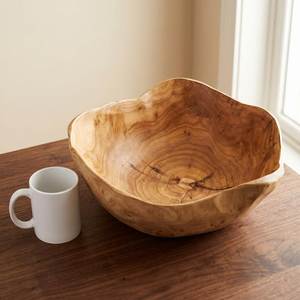 Traditional Handcrafted Mango Wood Charger Plate Round Polished Wedding Dining Essentials Exotic Hardwood Food Plates Dishware - Product Image 3