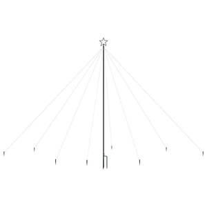 ต้นคริสต์มาสทรงกรวยพลาสติกสูงพิเศษ หลากสี ใช้แบตเตอรี่ พร้อมไฟ LED ติดตั้งง่าย - Product Image 5