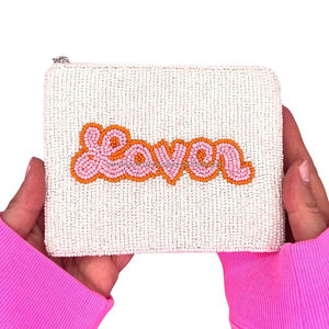 Bolso de Mano/Bandolera Étnico de Tela con Cuentas Bordadas de Moda para Mujer, Accesorio Elegante, Mini Bolsos para Mujer - Product Image 1