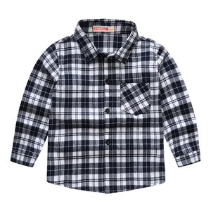 Camisa a Cuadros de Algodón 100% Tejido, Manga Larga, Cuello Redondo, Corte Regular, con Botones, para Hombre, Uniforme Escolar Casual, Personalizable con Logotipo, OEM, ODM, Venta al Por Mayor - Product Image 3