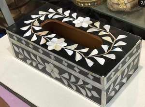 Suministro directo de fábrica, servilletero único con incrustaciones de nácar para mesa de comedor de cocina y propósito de regalo de la India - Product Image 5