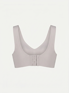 Sujetador de lactancia Bmama morado con cierre frontal, inalámbrico, para maternidad, lactancia, push-up, para dormir, transpirable, cómodo, copas B y C, BR621 - Product Image 5