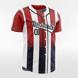 Camiseta de Béisbol para Hombre de Primera Calidad, 100% Poliéster, Corte Holgado, Logotipo Personalizado Impreso, Diseño Personalizado, Secado Rápido y Transpirable - Product Image 4