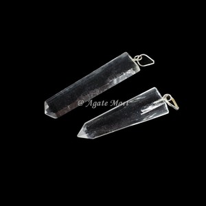 Lepidolite Wire Wrap Crayon Pendentifs Sculpté Style Feng Shui Agate Pierre Naturelle Pendentif Pierres Précieuses Bijoux - Product Image 5