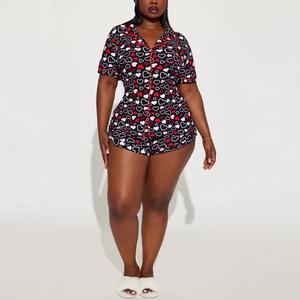Nouveauté : Pyjama rose sexy d'été de haute qualité à bas prix, ensemble de pyjama pour femme 2 pièces, fabriqué au Bangladesh. - Product Image 4