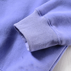 Sudadera de cuello alto bordada de algodón 100% con hombros caídos y estilo oversized, personalizada OEM, para hombre - Product Image 4