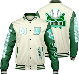 Comfortable Winter Warm <b>Men</b> Letterman <b>Jacket</b> <b>Thin</b> Stand Collar Front Logo Windproof Breathable Quick Dry Eco-Friendly - Product Image 1