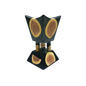 Quemador de incienso Bakhoor de resina y madera ecológica hecho a mano, soporte de incienso de madera natural de lujo, incienso indio, decoración árabe para el hogar - Product Image 3