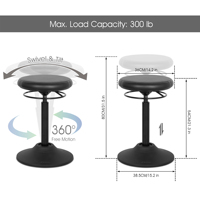 Chaises de bureau chaise haute de luxe tabouret de bar oscillant