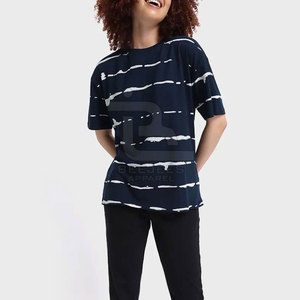 Nouveau design 2026 T-shirts oversize pour femmes, T-shirts à col rond pour femmes, fabriqués au Pakistan - Product Image 4