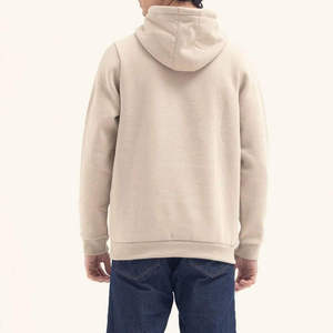 Custom Oversized Fleece Hoodie Men <b>Quilted</b> Pocket Pullover Streetwear Plain Heavyweight <b>Sweatshirt</b> Wholesale - Product Image 2