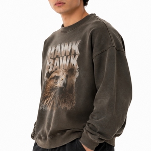 Sudadera Gráfica para Hombre con Cuello Redondo, Premium, Suave y Cómoda, Estilo Urbano Vintage, Fabricante Mayorista - Product Image 3