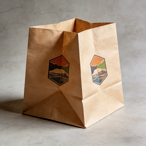 Bolsa para Pan y Sándwiches con Asa de Cuerda de Algodón, Papel Glassine Encerado Antigrasa de Grado Alimenticio, Impresión Digital y Flexográfica, Autosellable - Product Image 1