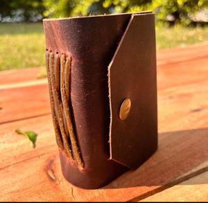 Handmade <b>Leather</b> Journal Vintage Refillable Travel Notebook Genuine <b>Leather</b> <b>Diary</b> with Wrap Closure - Product Image 5